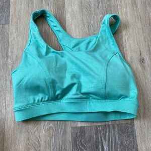 Woman’s teal sports bra (padded)
